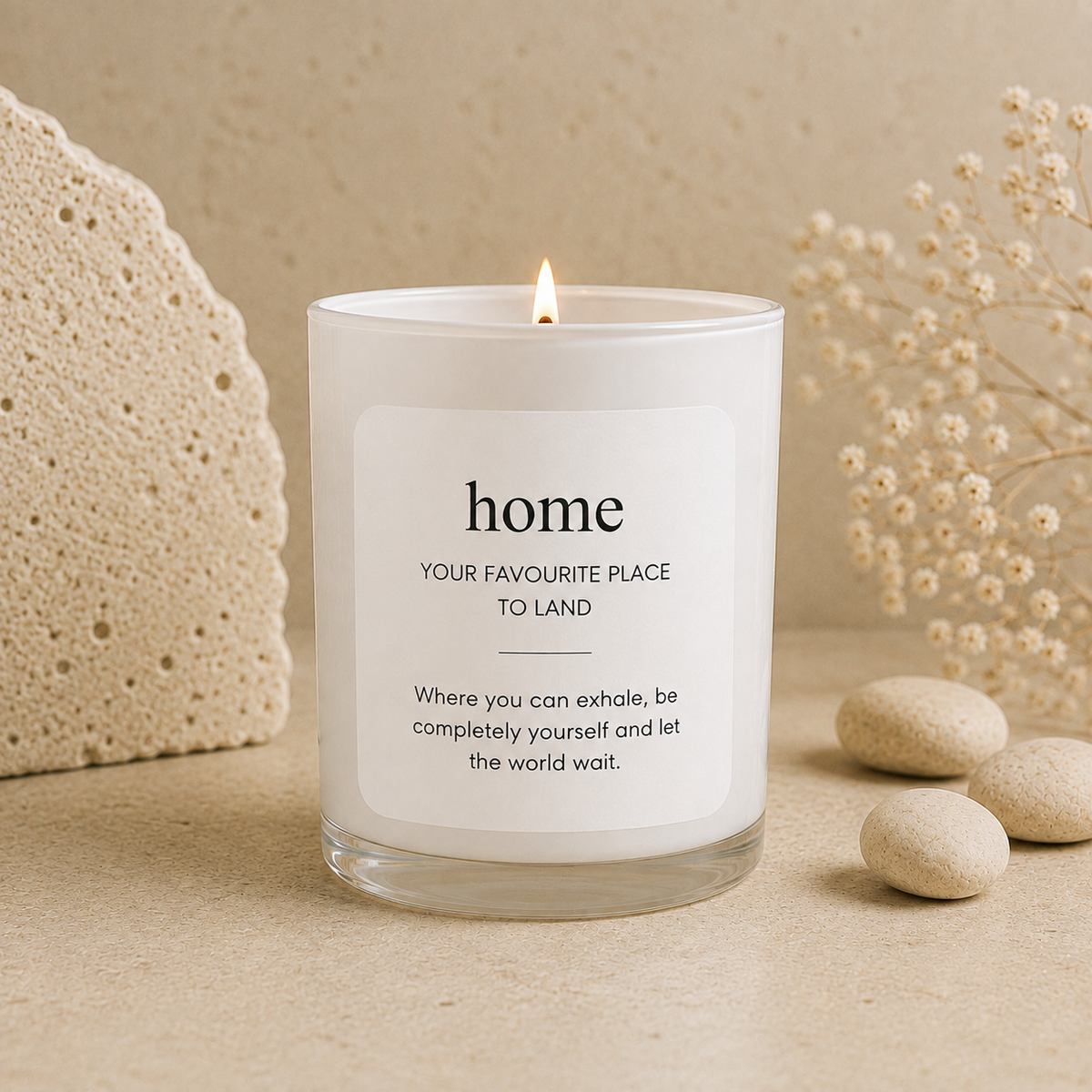 Home scented soy candle from the Wax Obsession Definition Collection