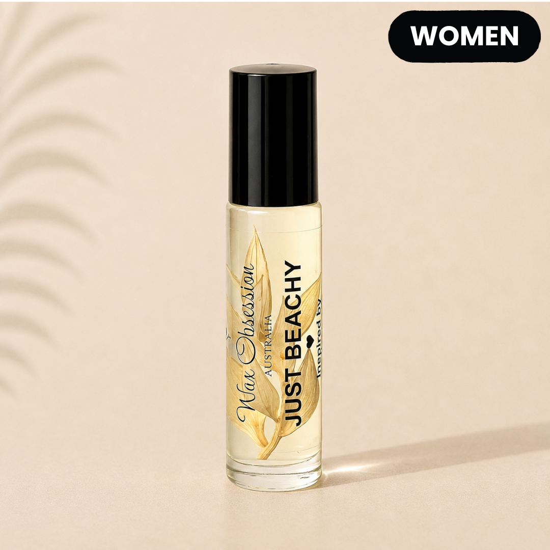 JUST BEACHY ROLL-ON PERFUME BY WAX OBSESSION  INSPIRED BY SOL DE JANEIRO CHEIROSA 87