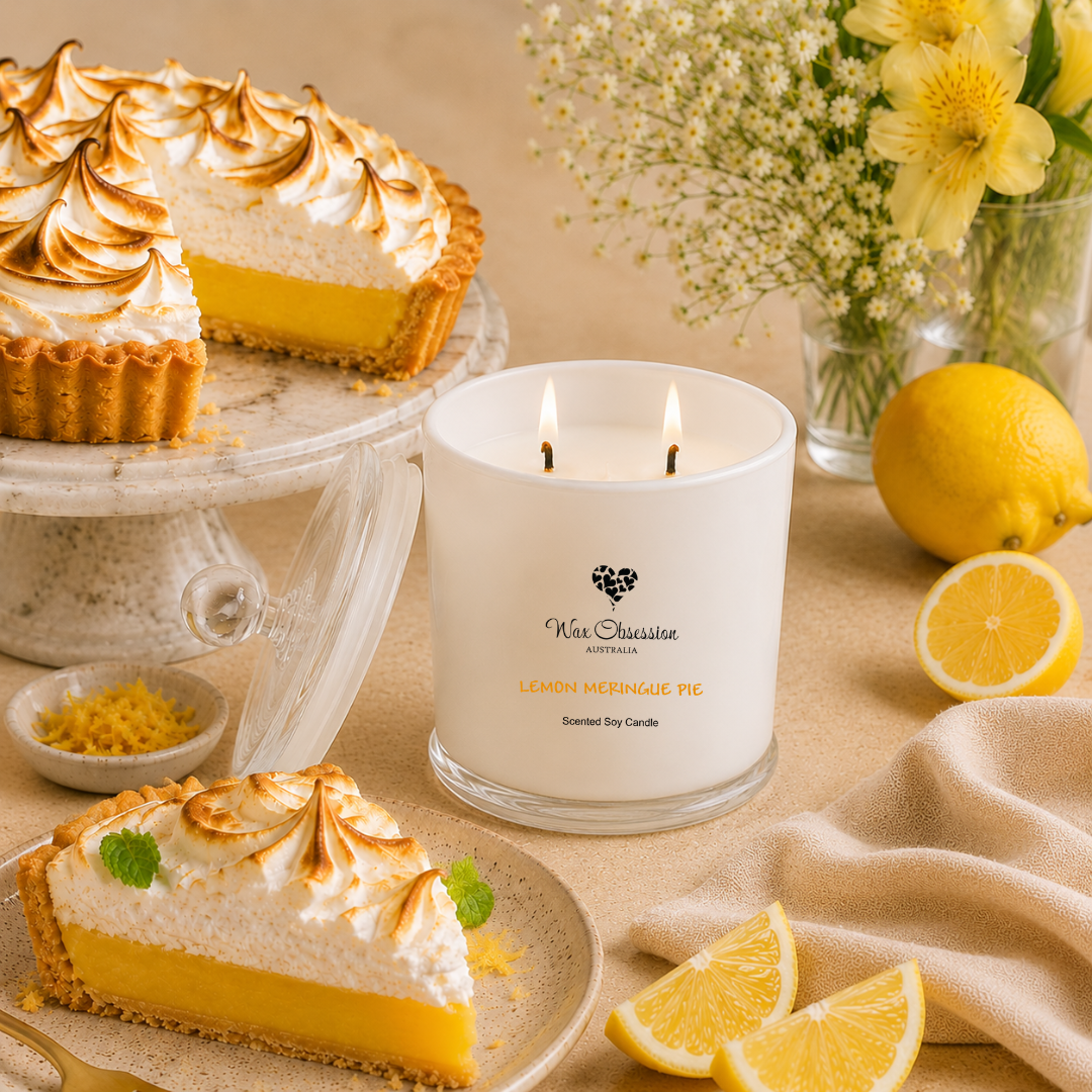 LEMON MERINGUE PIE SCENTED CANDLE
