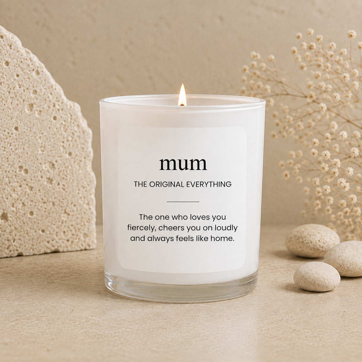 Mum scented soy candle from the Wax Obsession | Definition Collection