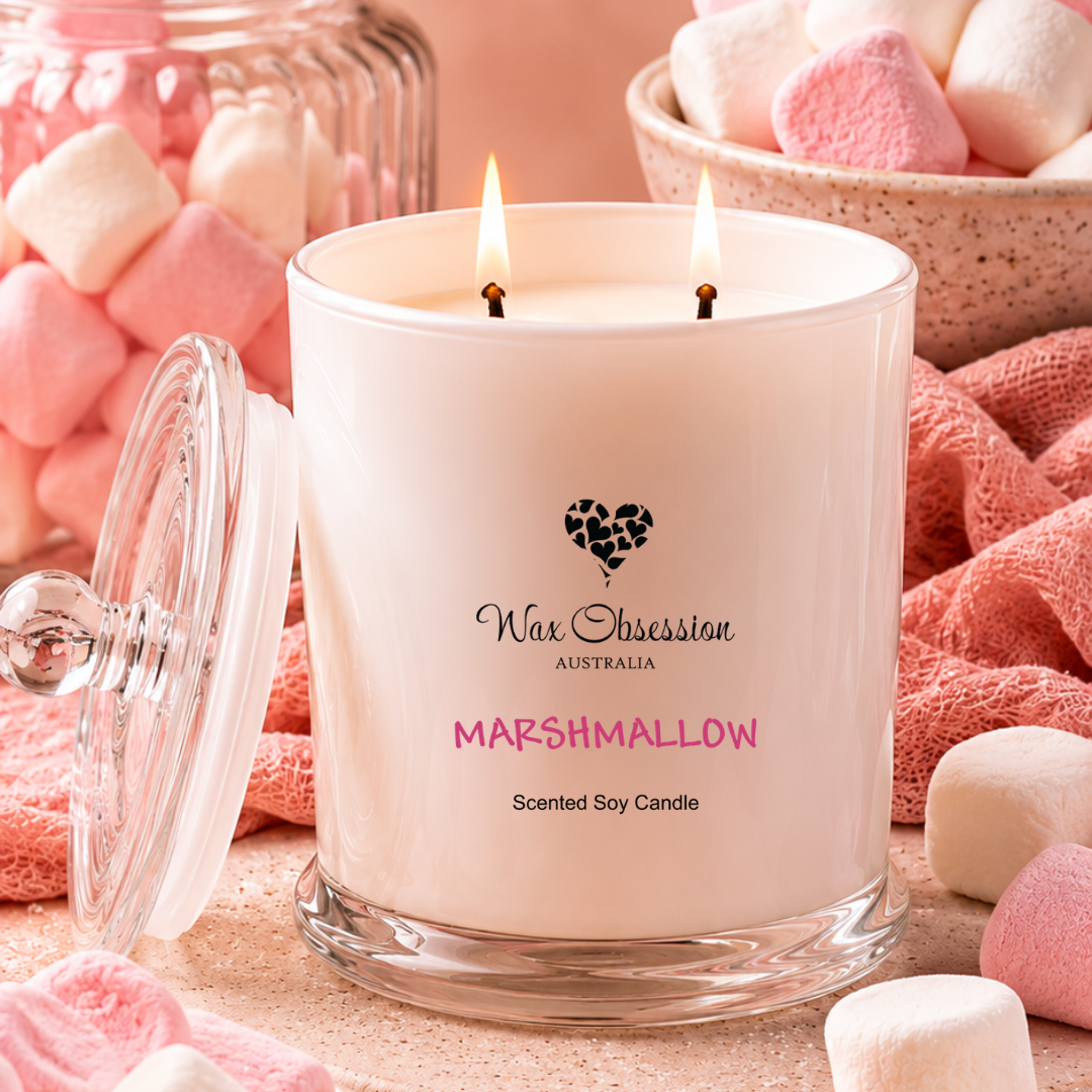 MARSHMALLOW SCENTED CANDLE