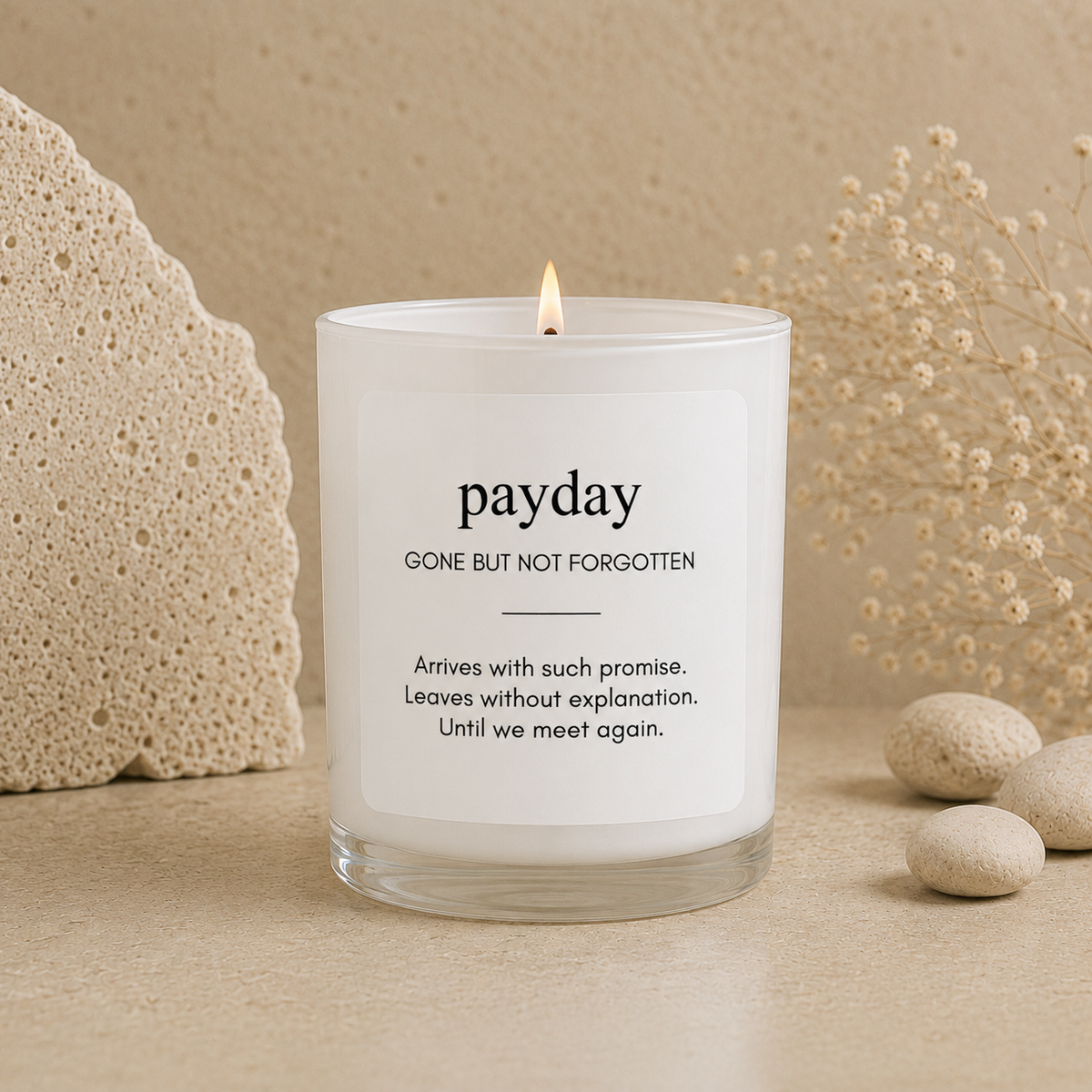 Payday scented soy candle from the Wax Obsession Definition Collection