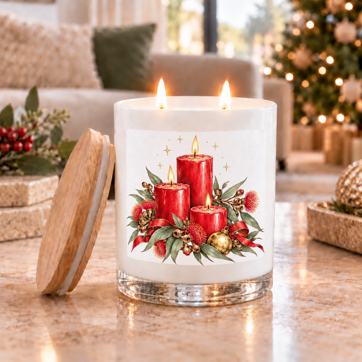 Christmas Scented Candles by Wax Obsession
