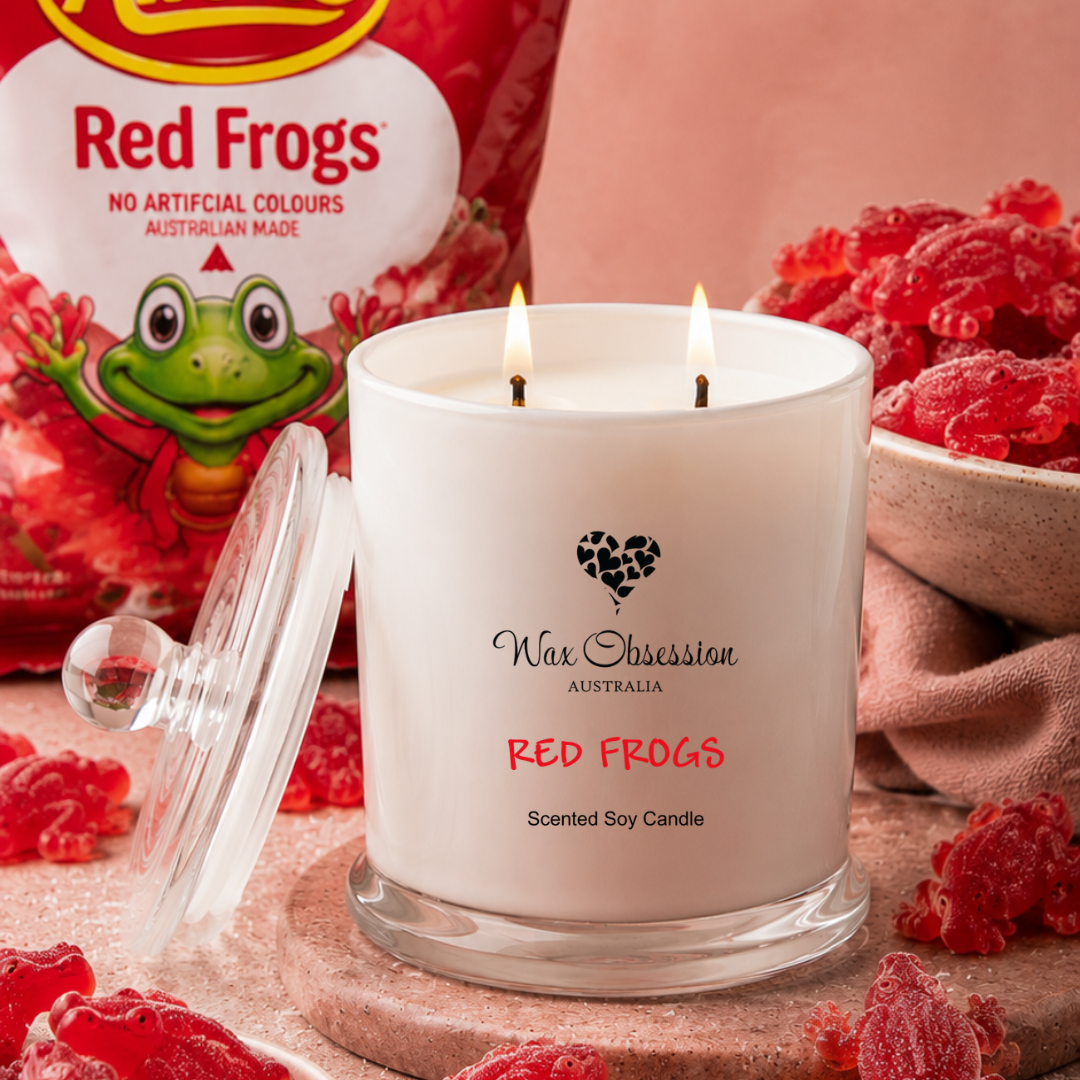 RED FROGS SCENTED CANDLE