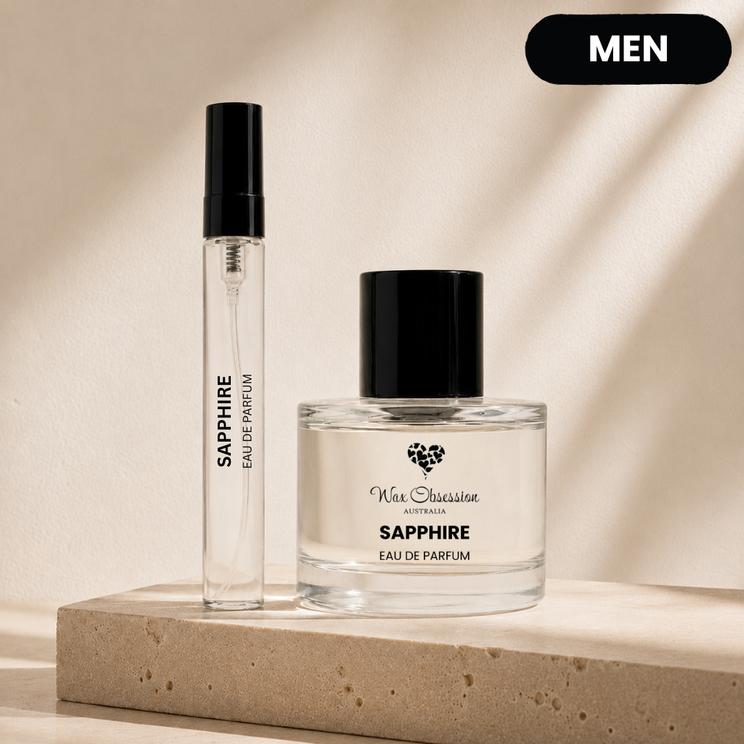 SAPPHIRE EAU DE PARFUM BY WAX OBSESSION | INSPIRED BY CHANEL'S CHANEL BLEU