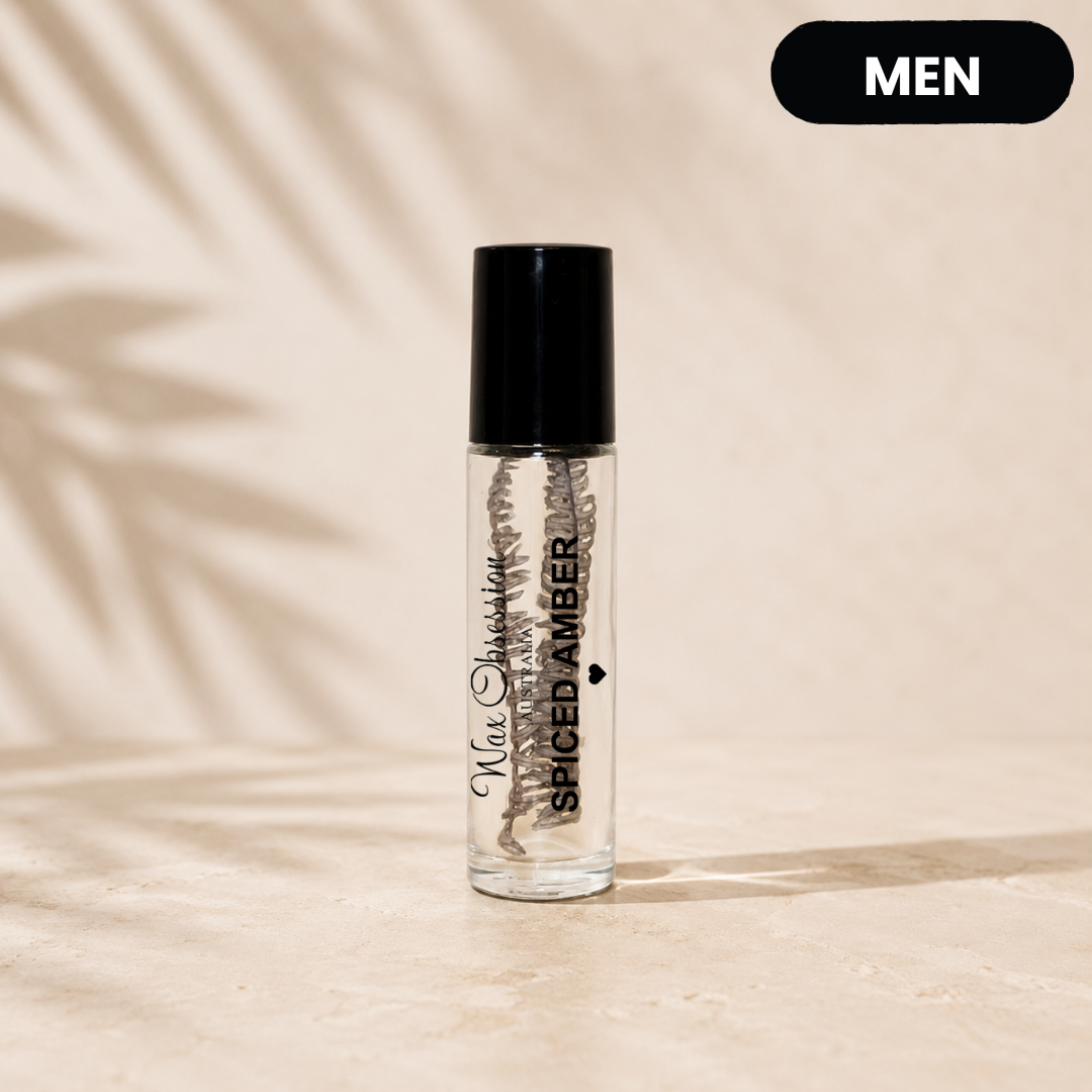 SPICED AMBER ROLL-ON PERFUME BY WAX OBSESSION | INSPIRED BY GIORGIO ARMANI STRONGER WITH YOU INTENSELY