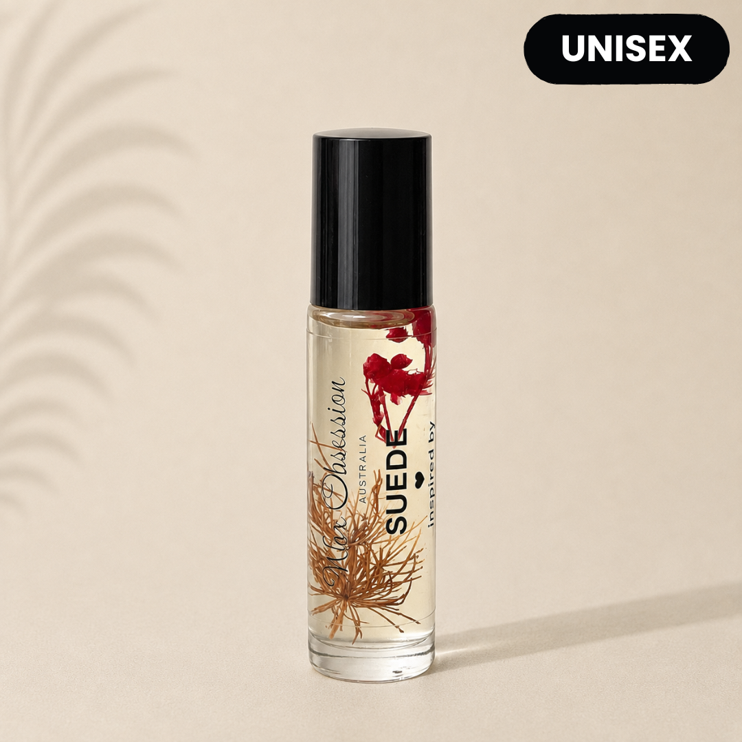 SUEDE ROLL-ON PERFUME BY WAX OBSESSION | INSPIRED BY BYREDO BIBLIOTHEQUE