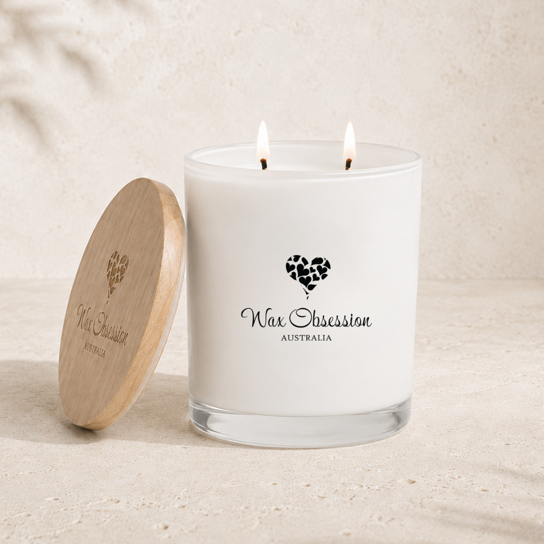 WATERMELON SCENTED SOY CANDLE BY WAX OBSESSION