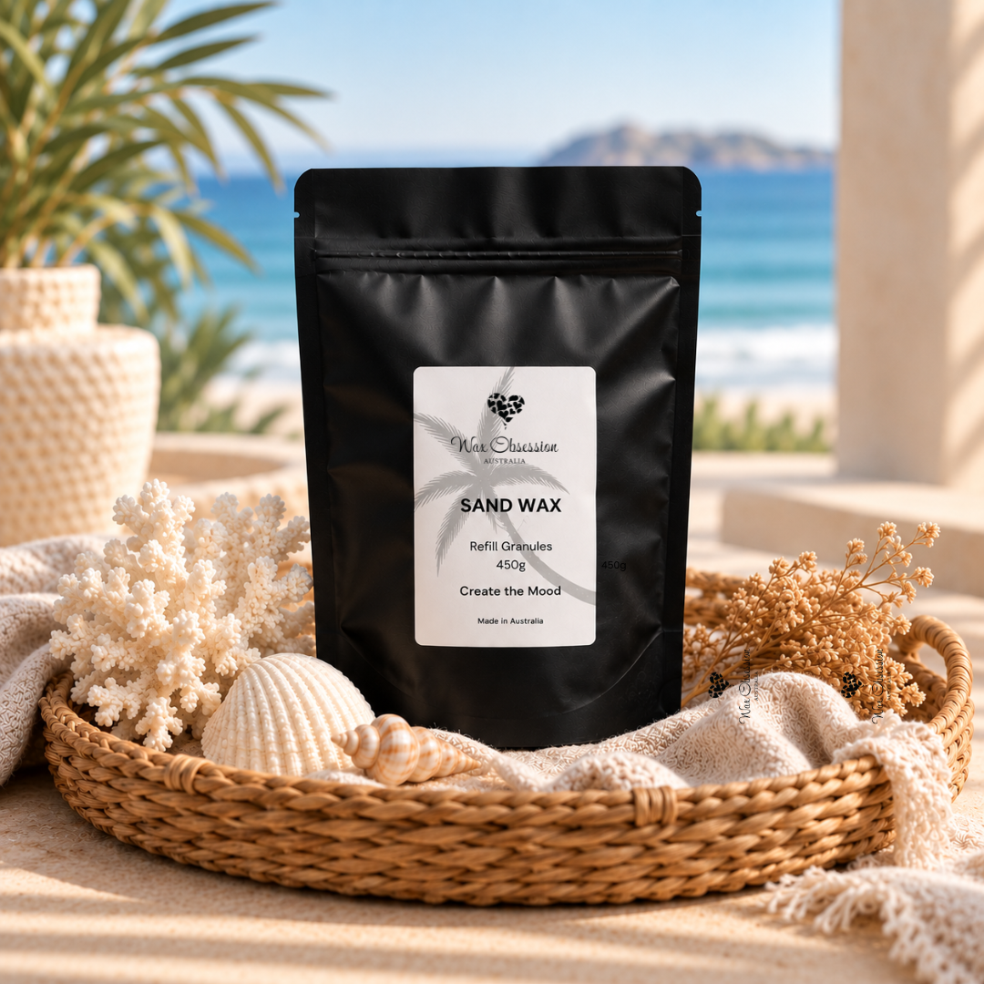 Teal Sand Wax Granules by Wax Obsession | refillable 450g
