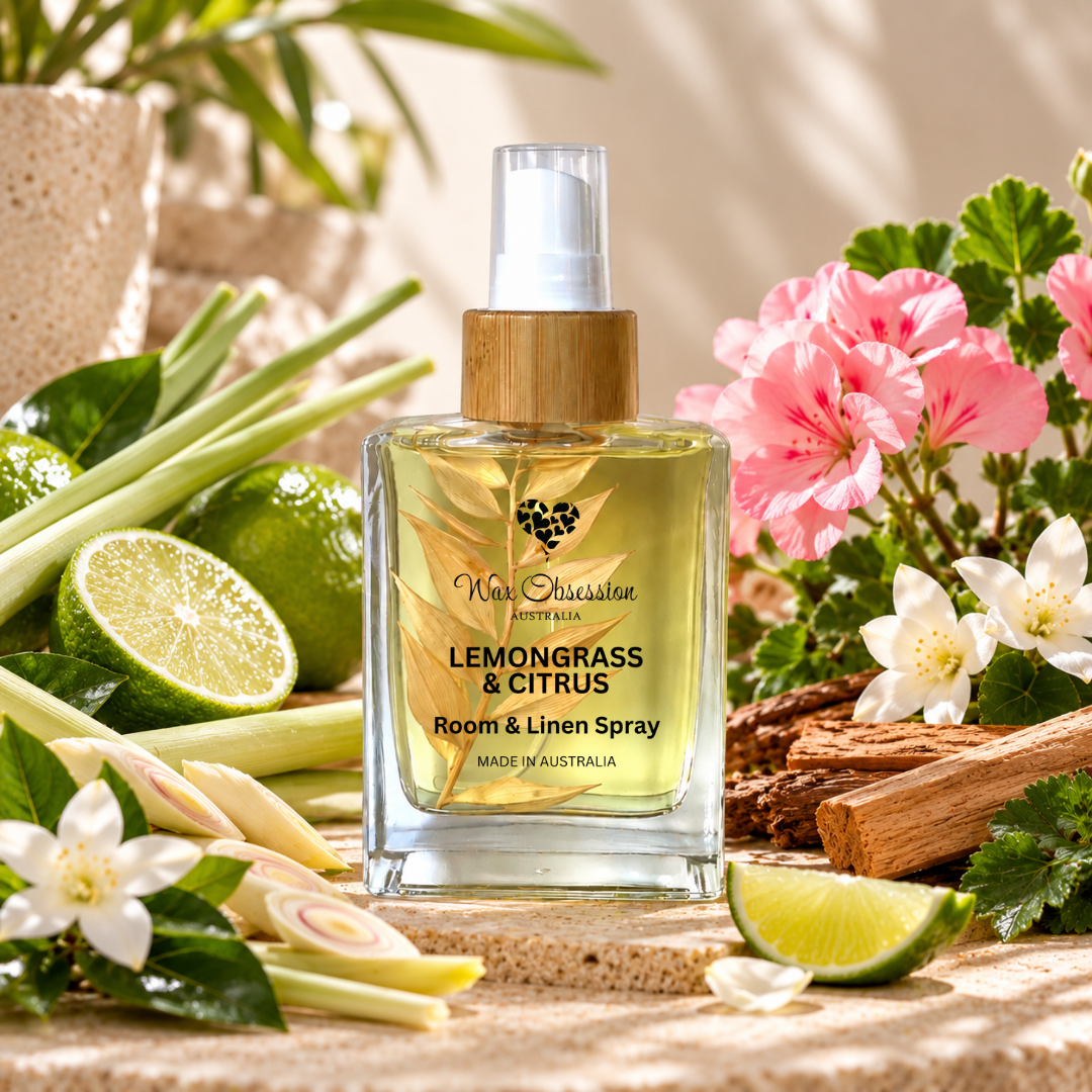 Room & Linen Spray by Wax Obsession | Lemongrass & Citrus