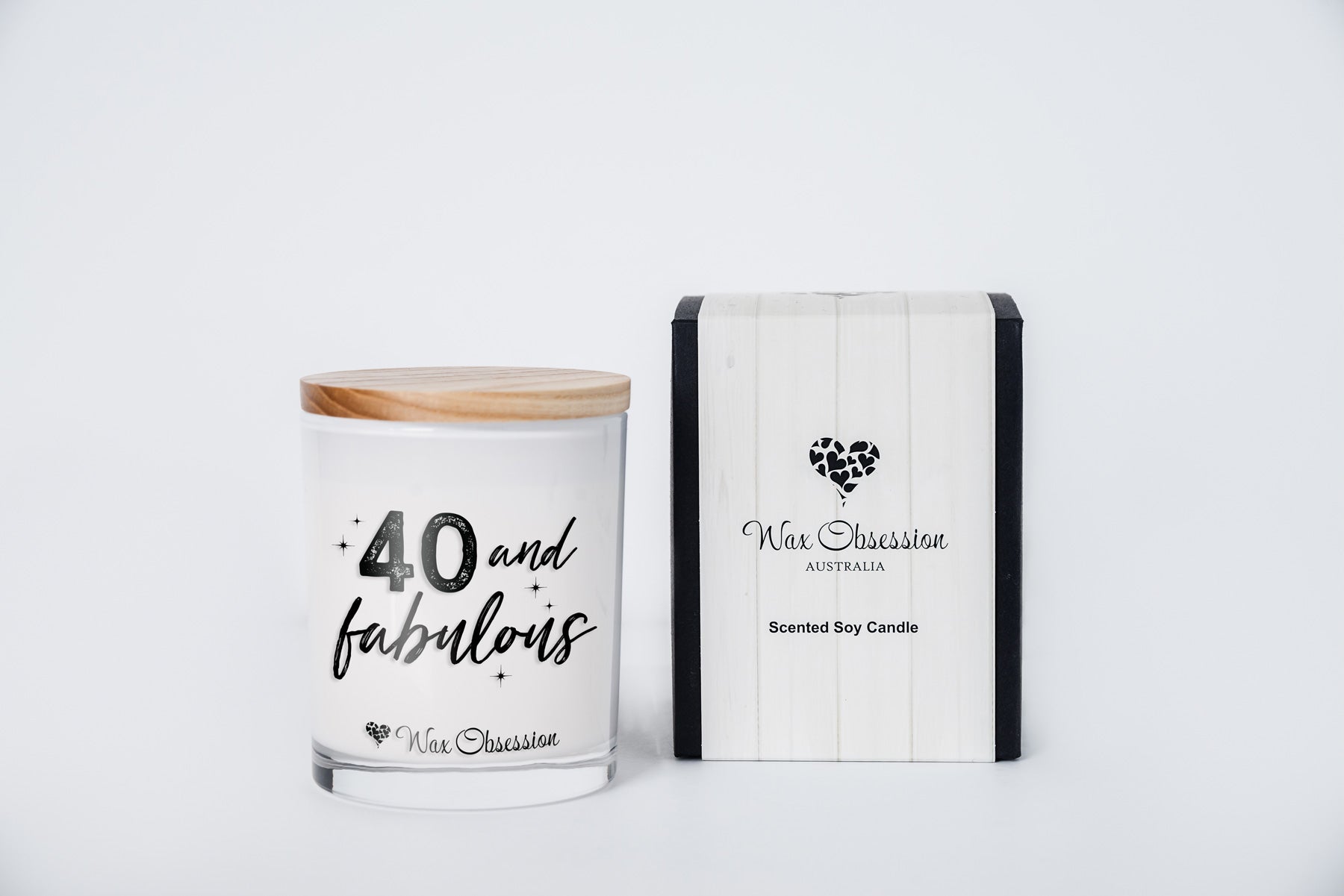 Quote Candle - 40 & Fabulous