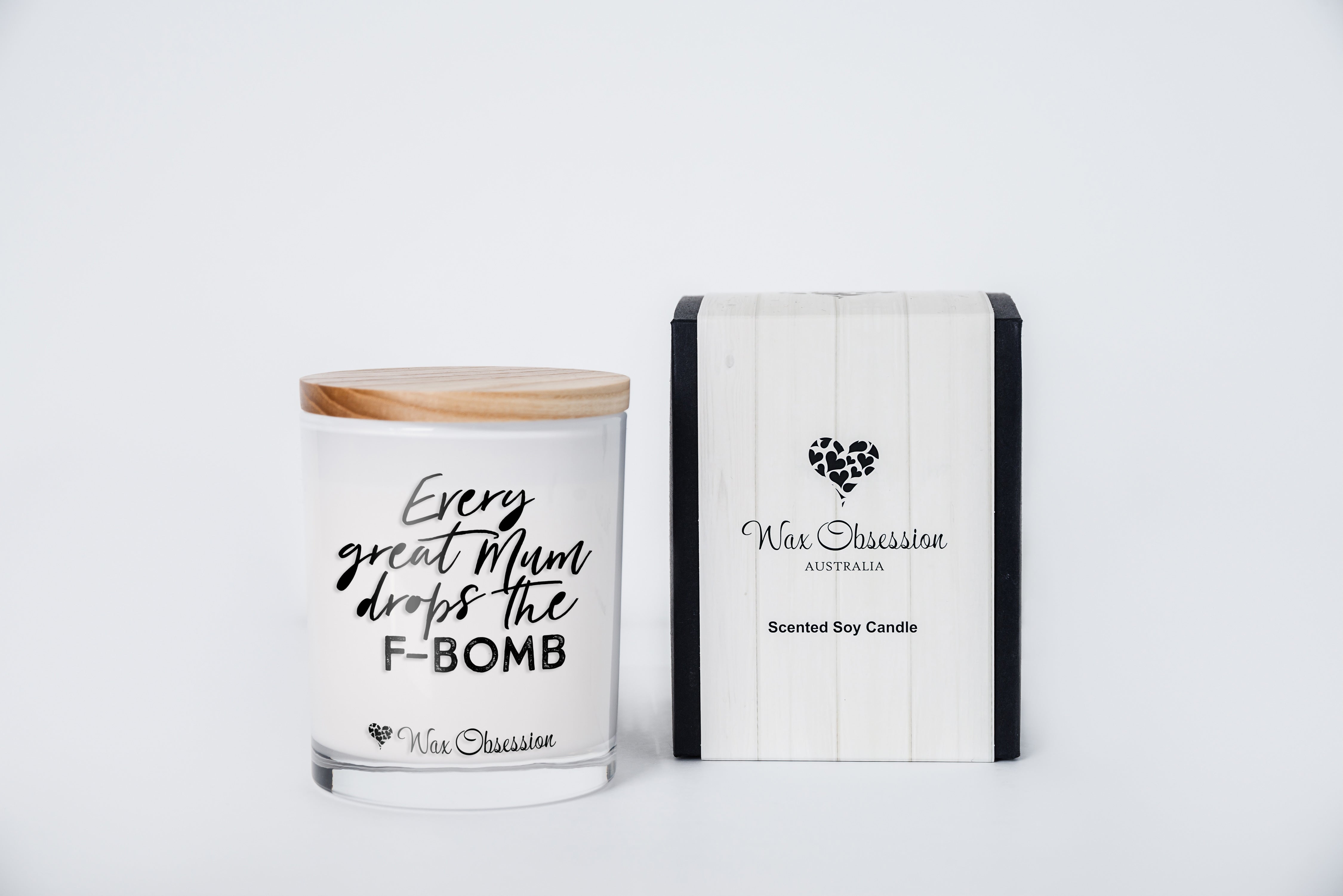 Quote Candle - Every Great Mum Drops the F Bomb
