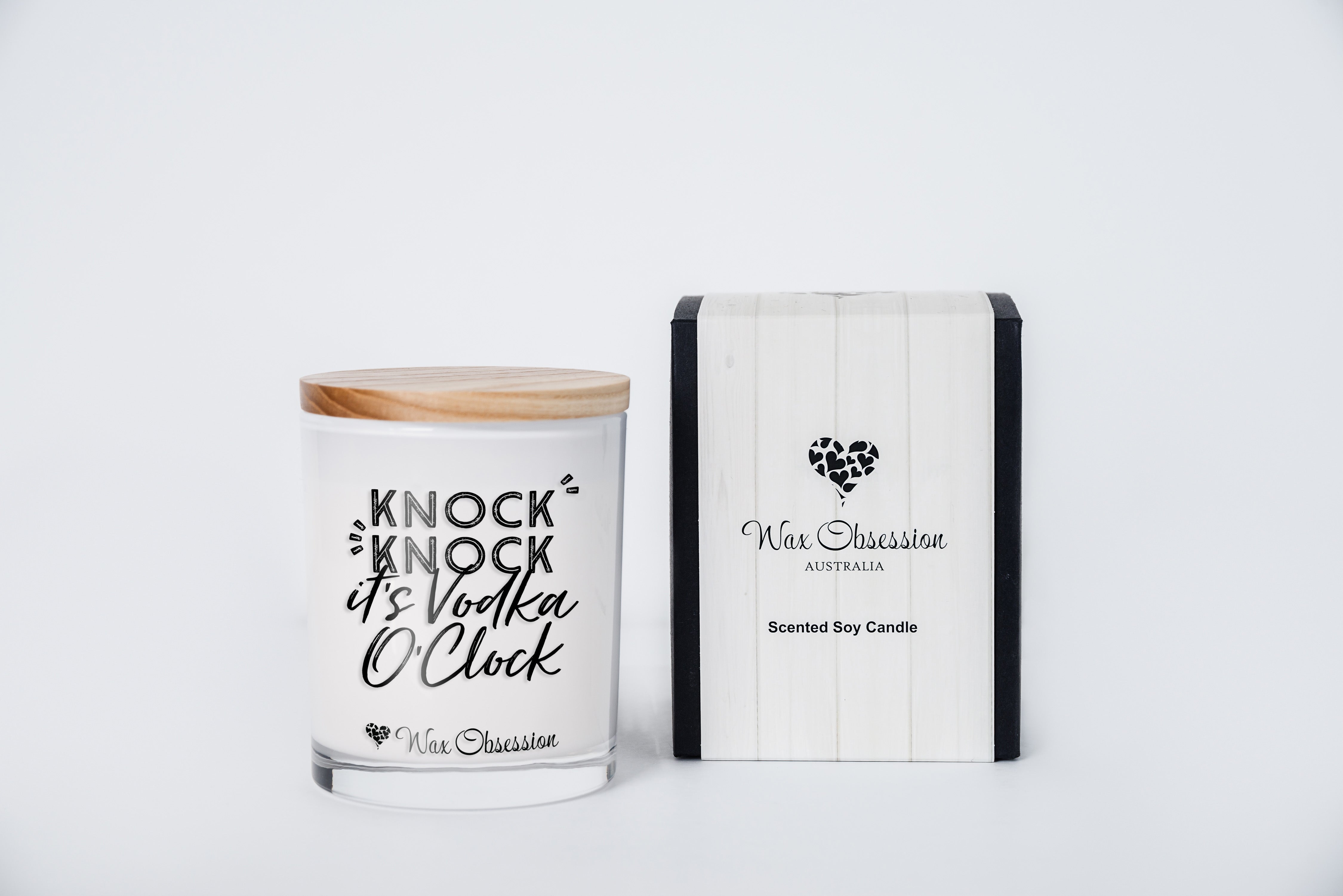 Quote Candle - Knock Knock It's Vodka O'Clock