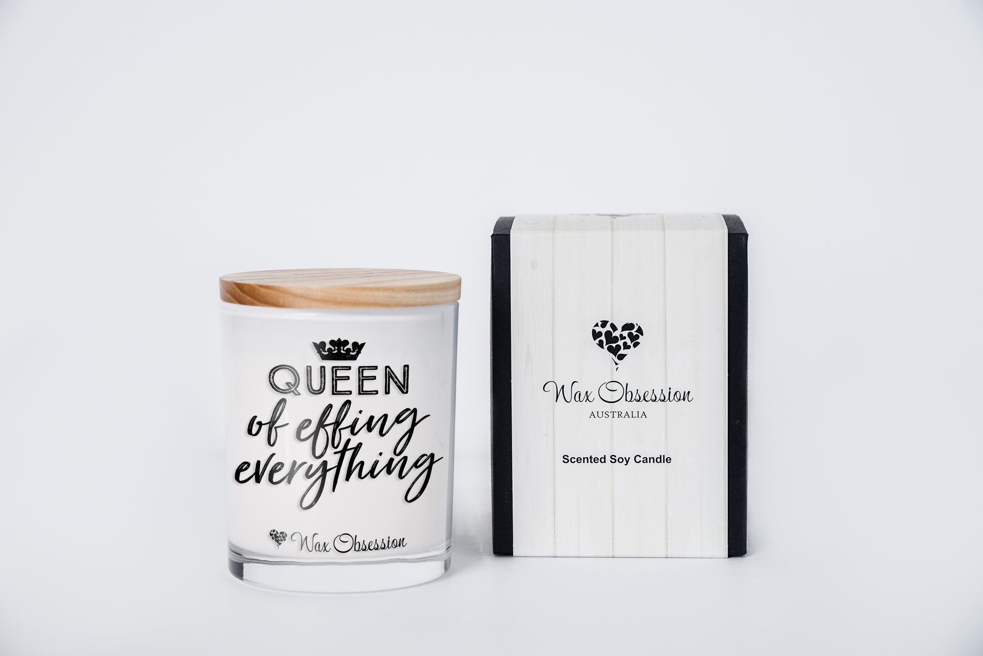 Quote Candle - Queen Of Effing Everything